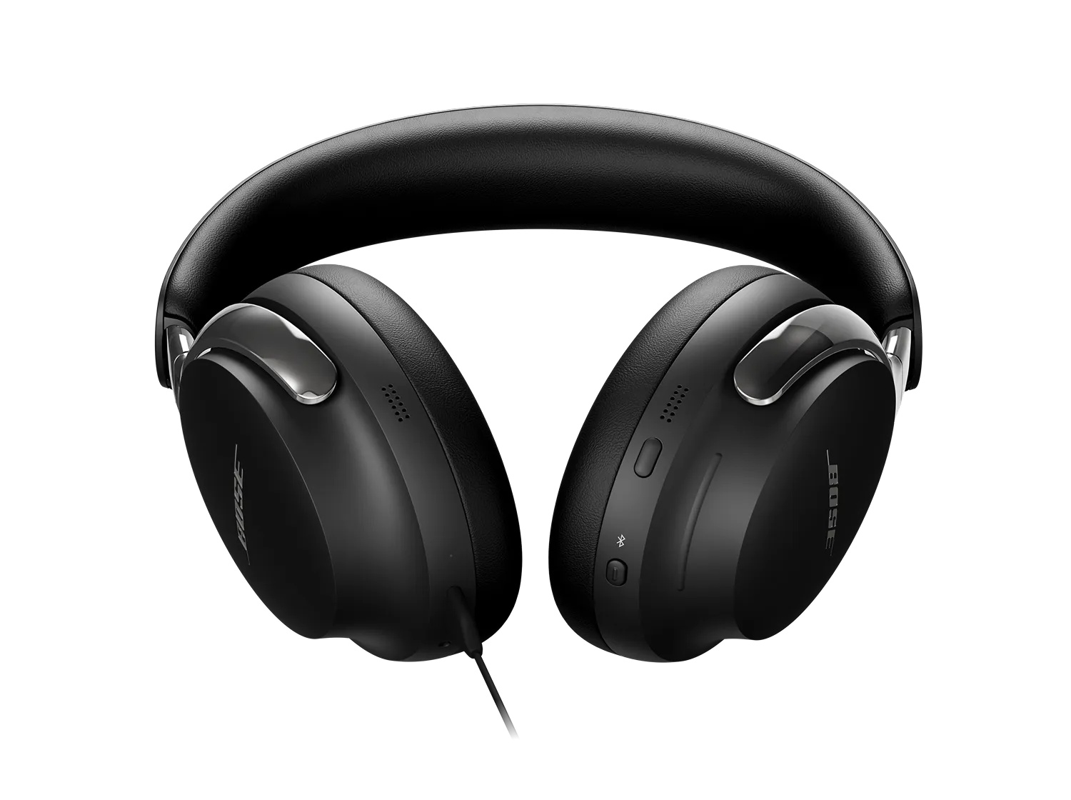 Bose QuietComfort Ultra Headphones 2nd Gen vo farbe Black, detail s audio káblom