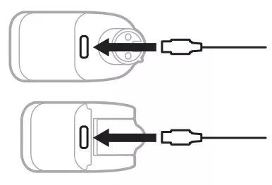 connect USB-C cable to transmitter