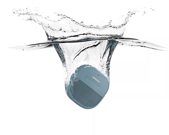 Stone Blue SoundLink Micro Bluetooth speaker under water