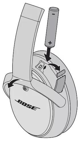 Replacing the battery in your product QuietComfort 25 Acoustic