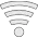 Wifi icon solid white dim