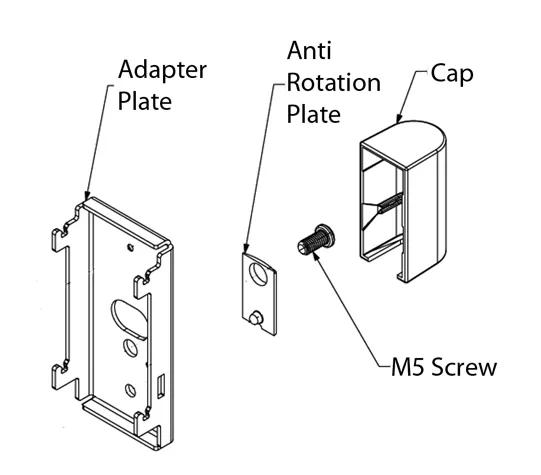 UFS-20, UTS-20 SERIES II ADAPTER WHT tdt