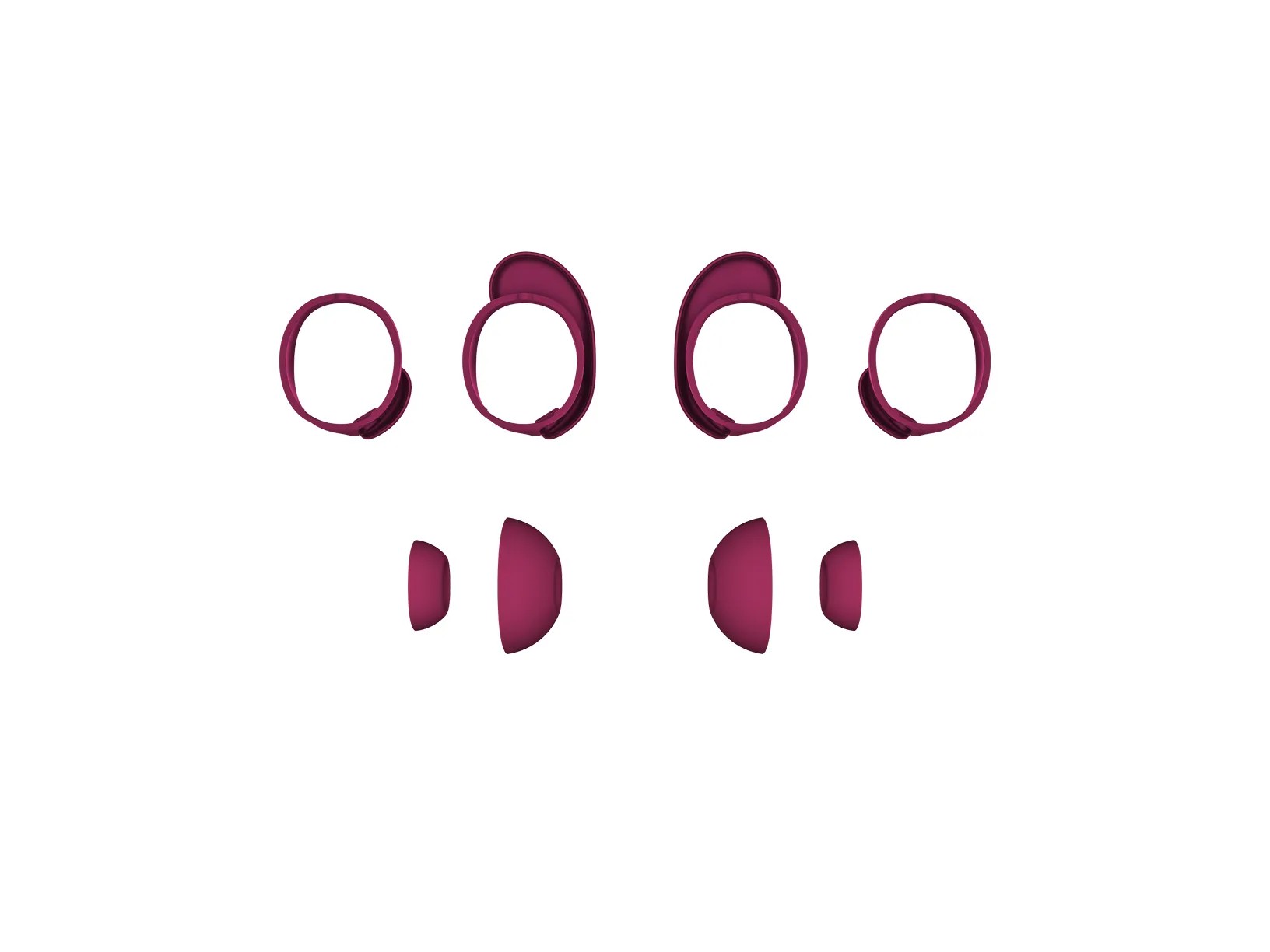 Bose QuietComfort Ultra Earbuds (2nd Gen) Alternate Sizing Kit, цвет: Глубокий сливовый
