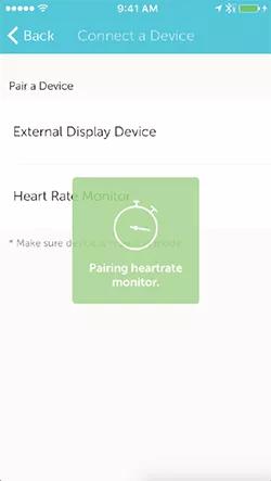 Heart rate monitor pairing