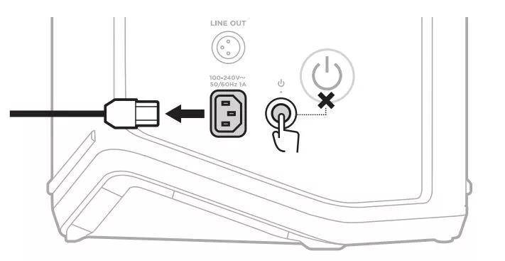 power off system. disconnect power cord