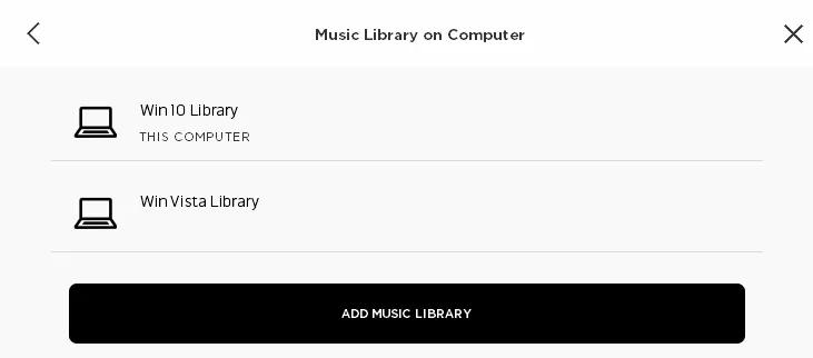 Unable to add a music library in the SoundTouch app | CineMate® 120 ...
