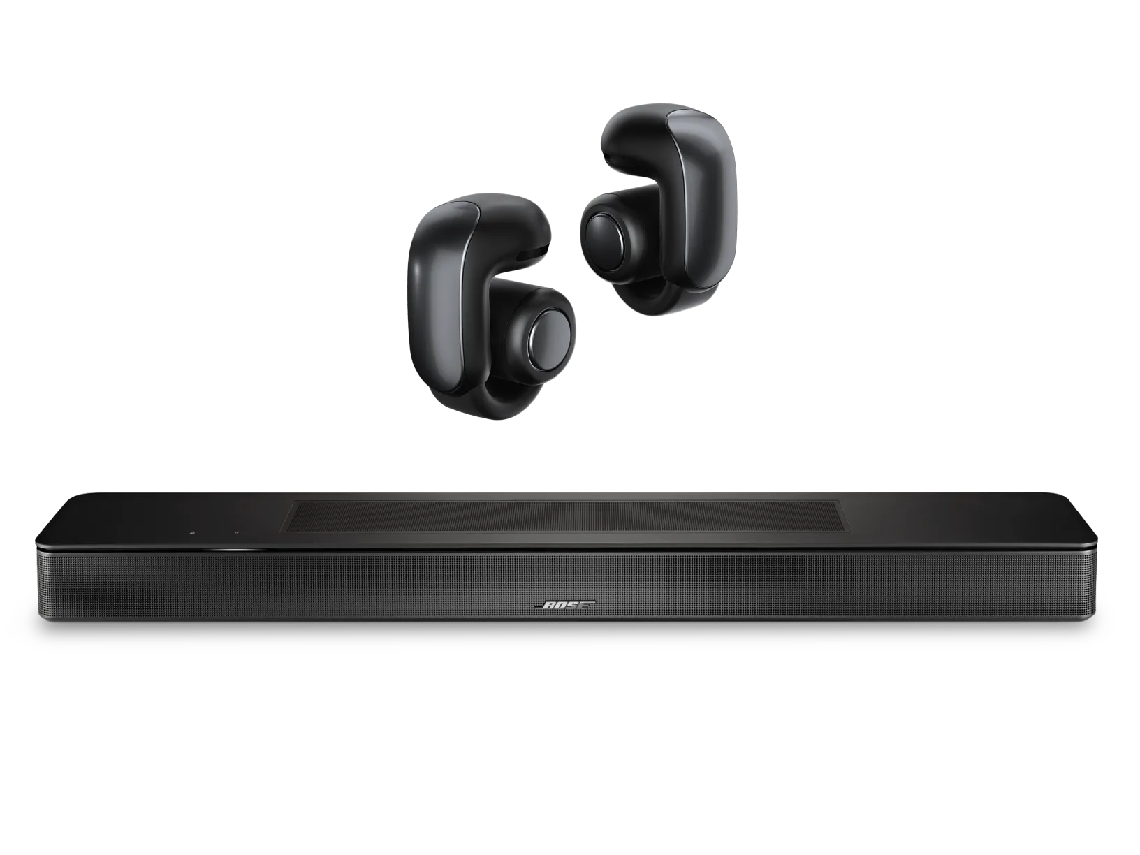 Bose Ultra Open Earbuds and the Bose Smart Soundbar.