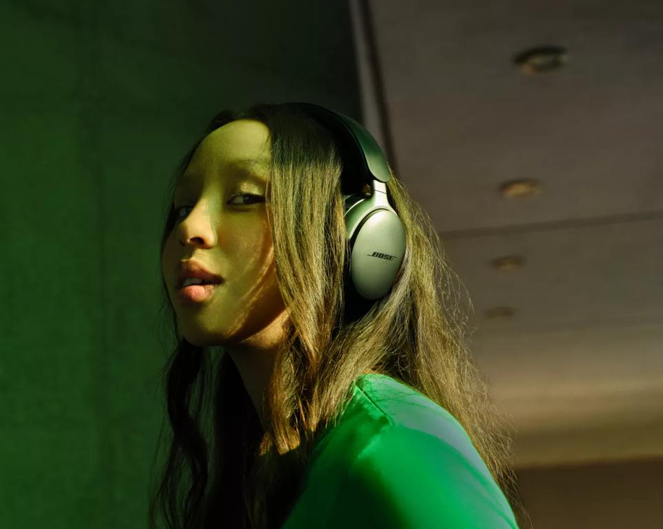 Woman wearing Bose QuietComfort Ultra Headphones