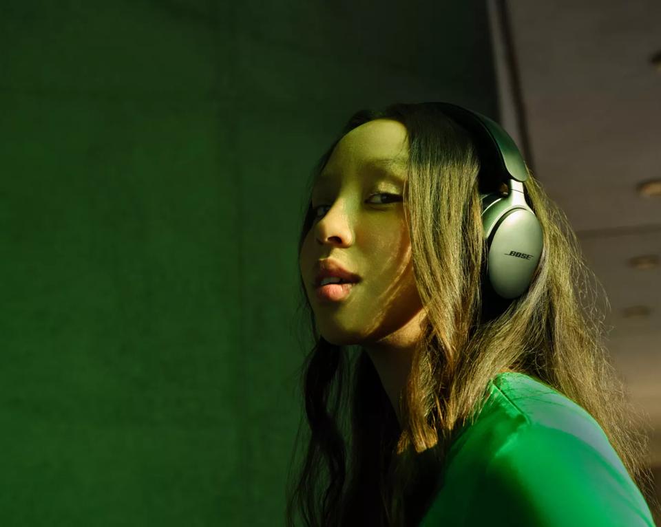 Woman wearing Bose QuietComfort Ultra Headphones