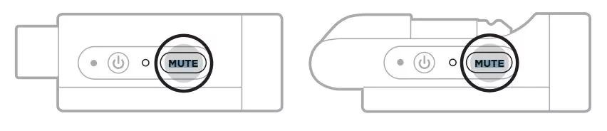 transmitter mute button