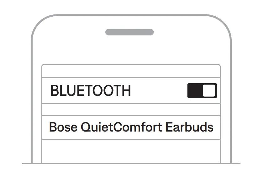 Connecting a Bluetooth device | Bose QuietComfort Earbuds
