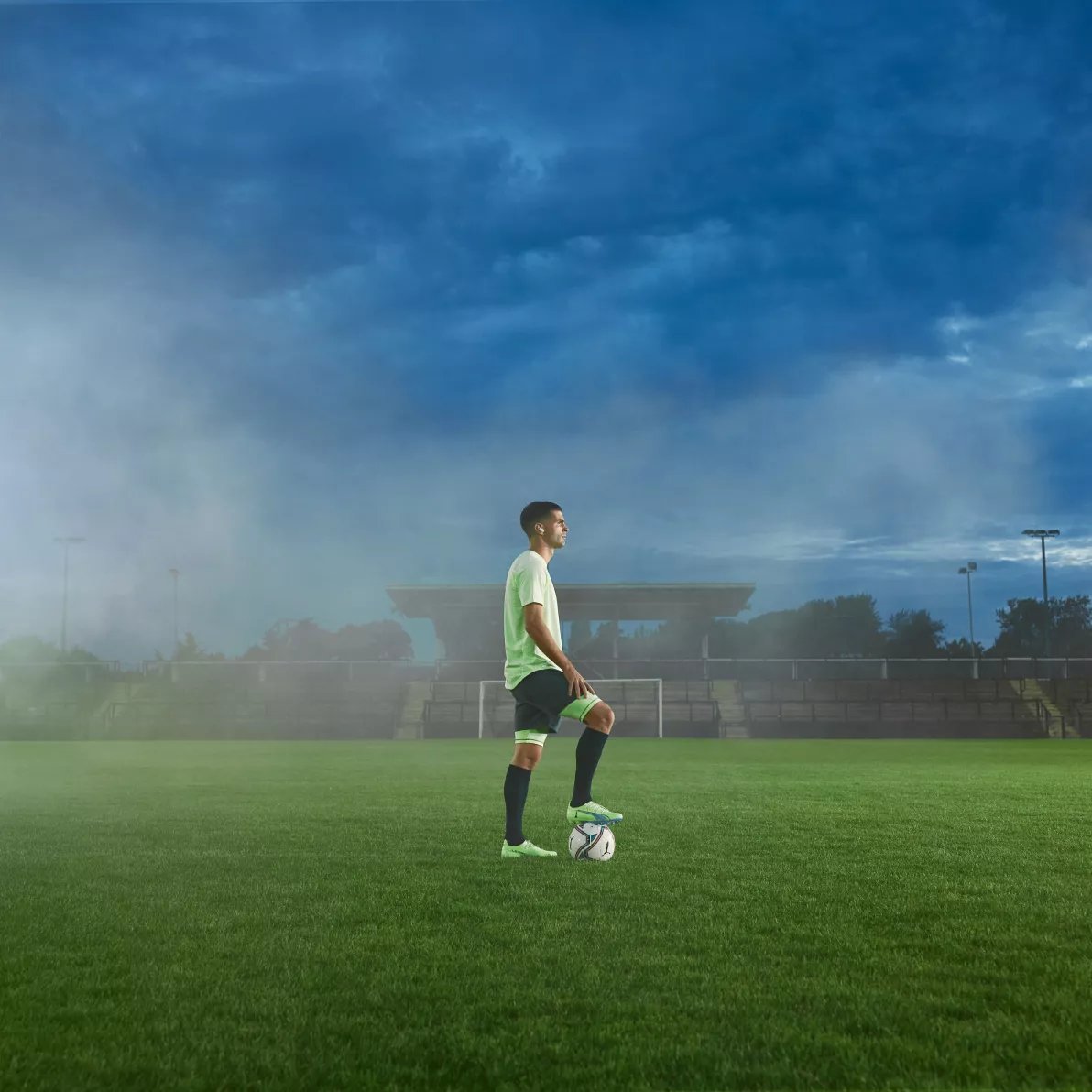 Christian Pulisic sur un terrain de soccer