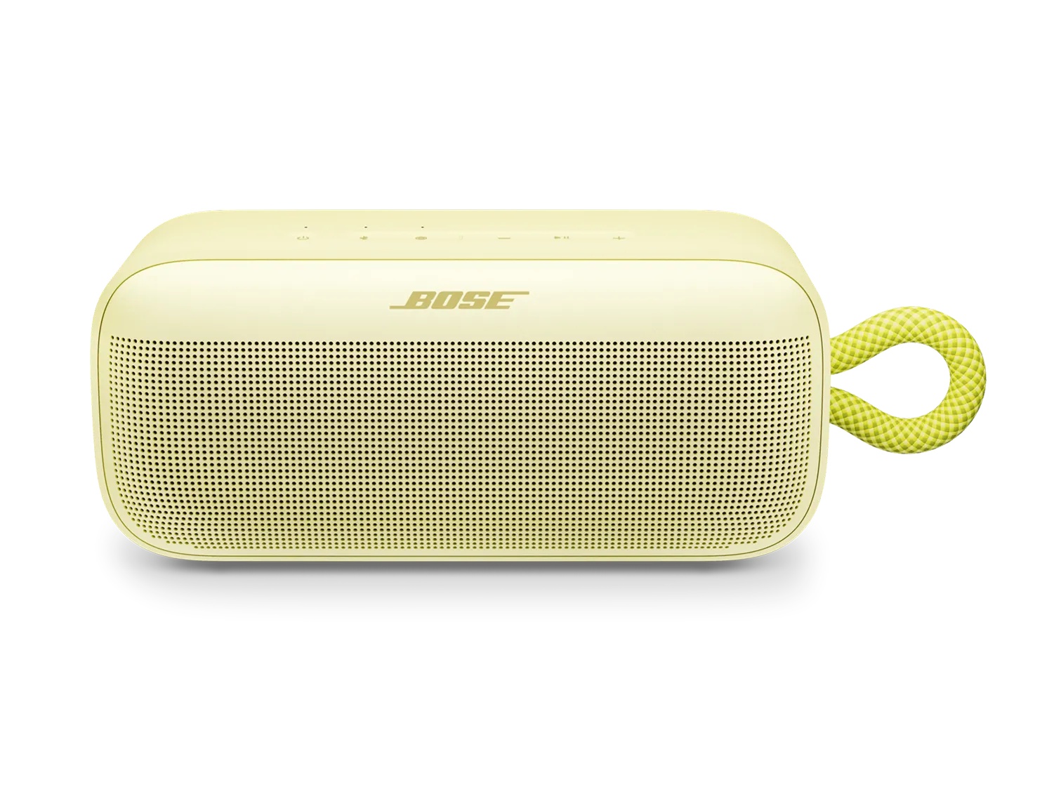 Bose SoundLink Plus vo farbe Citrus Yellow, pohľad spredu