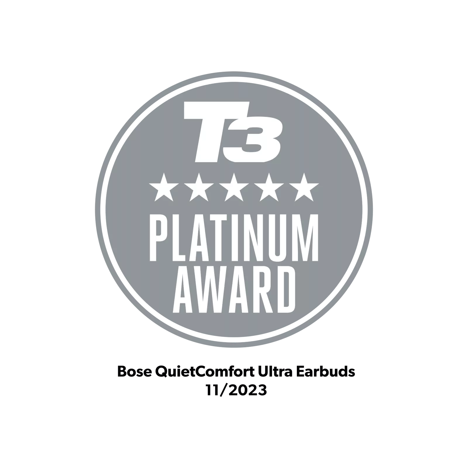 T3 Platinum Award