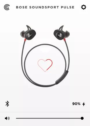 心拍数センサを使用する - SoundSport Pulse wireless headphones