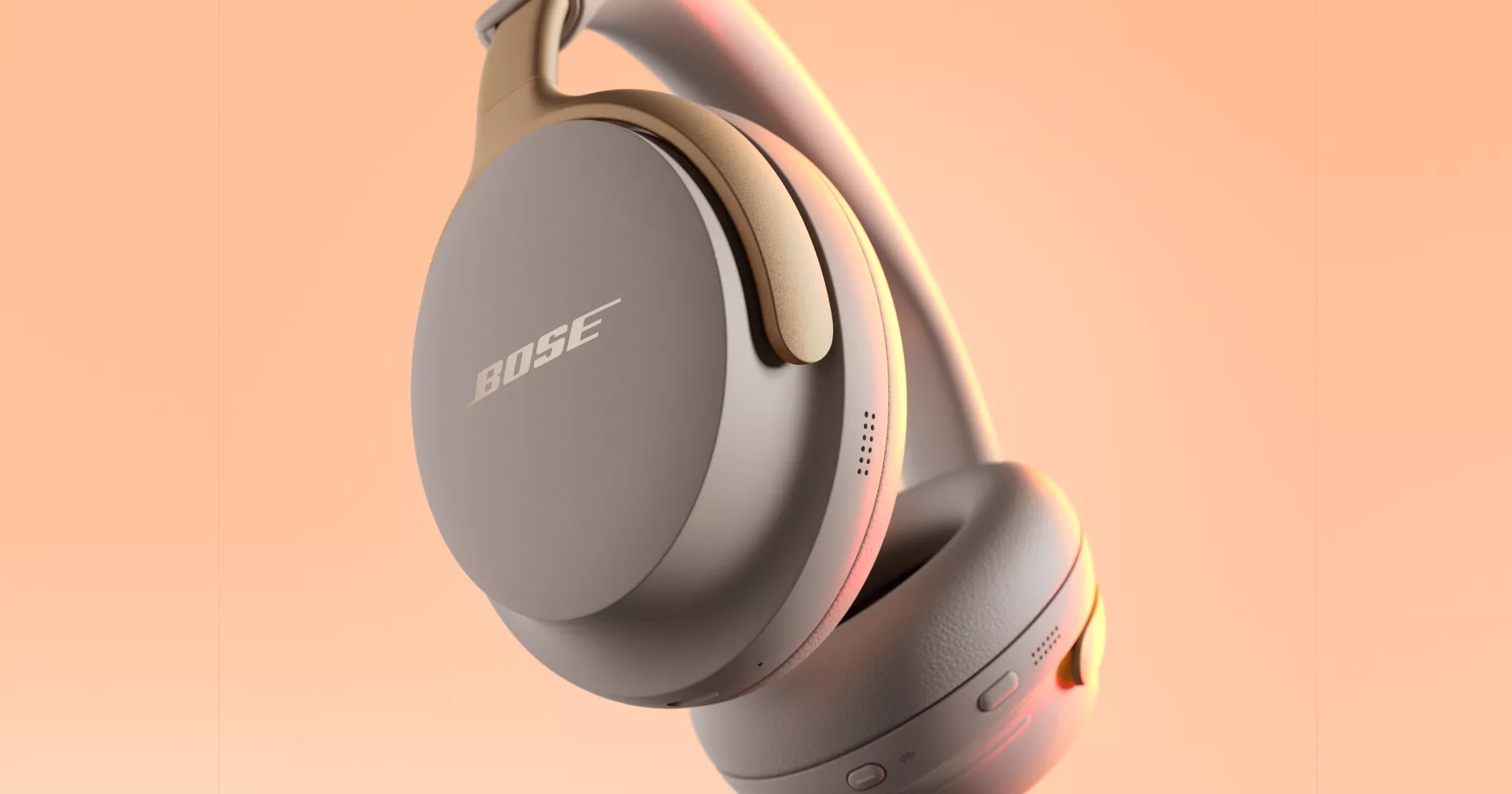 ケーブル類は未使用BOSE QC ultra headphones サンドストーン