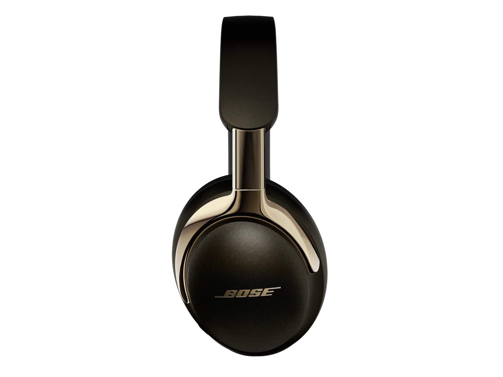 Bose QuietComfort Ultra Headphones 2nd Gen vo farbe Desert Gold, pohľad zboku
