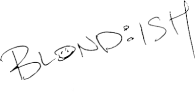 Blondish signature