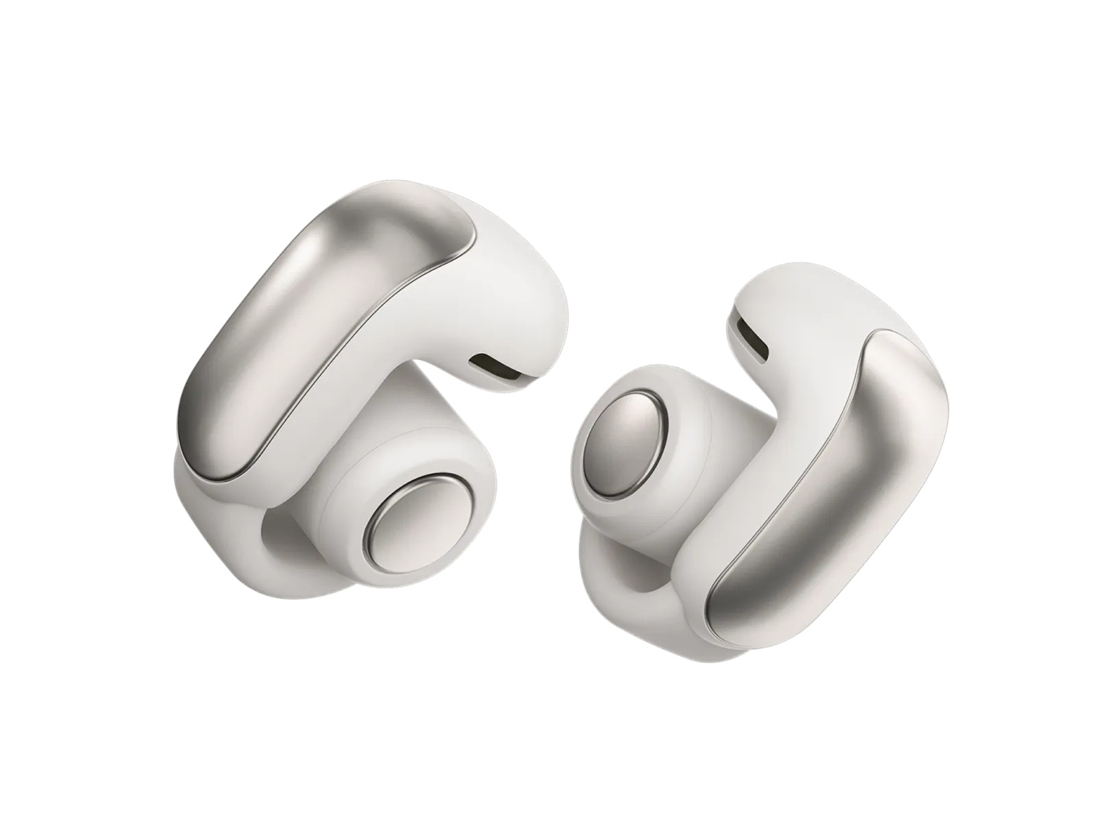 Bose Ultra Open Earbuds vo farbe biela (White Smoke), pár slúchadiel