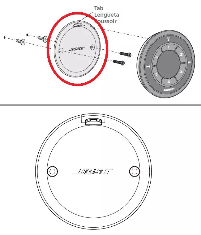 Wall Bracket - SoundTouch Controller tdt