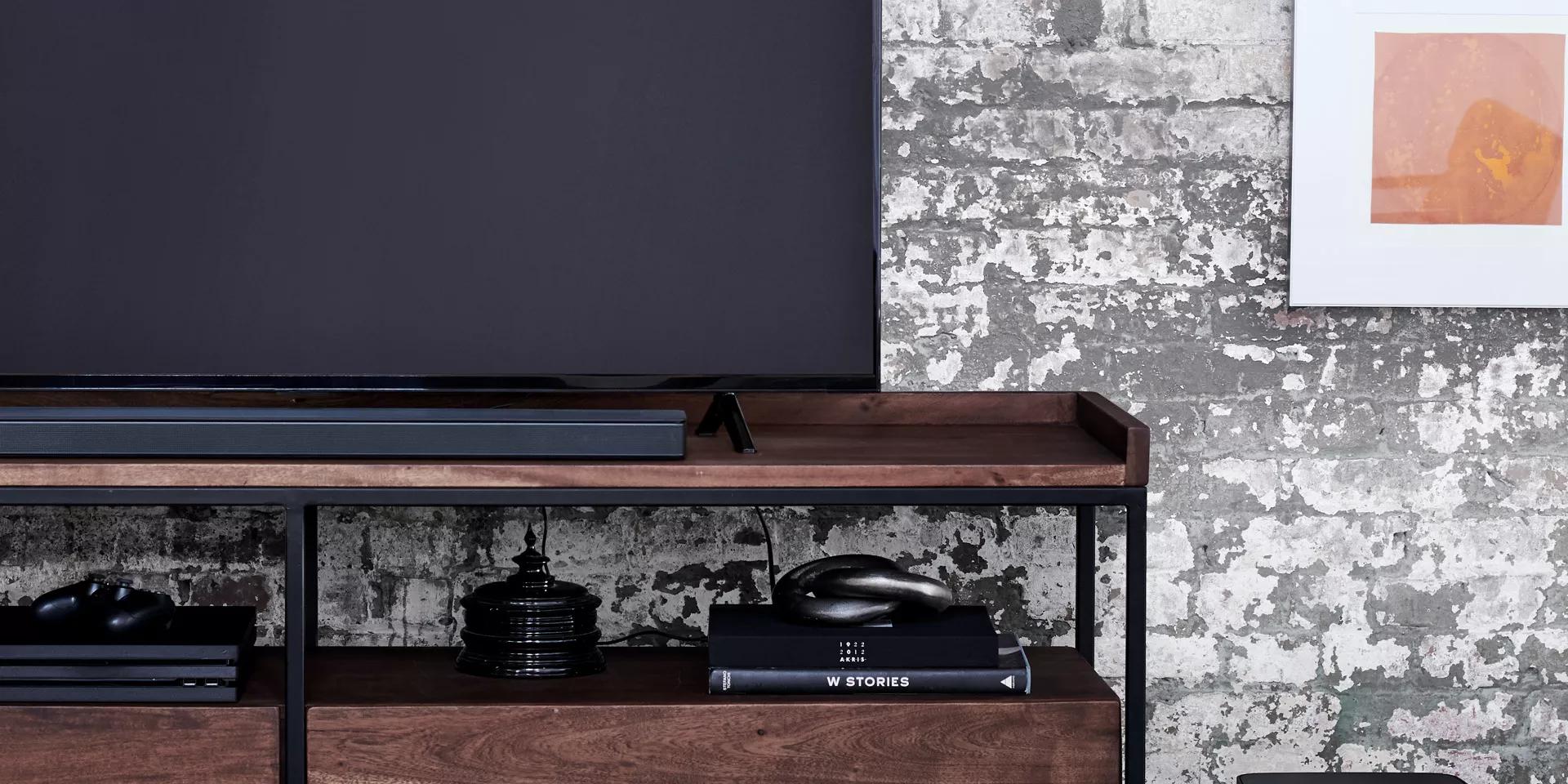 Bose Soundbar in a living room