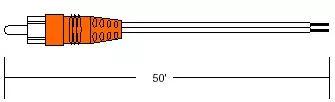Speaker Cables - Rear - 2 Pack tdt