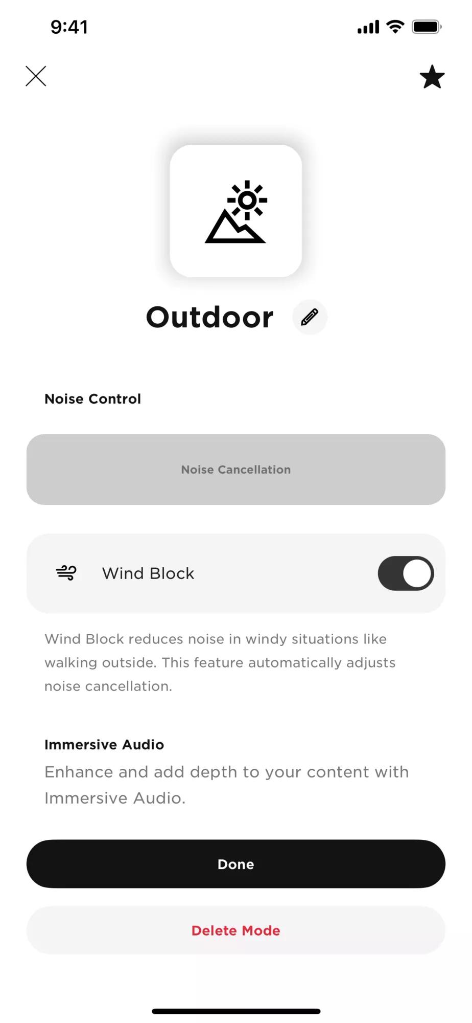 windblock setting off