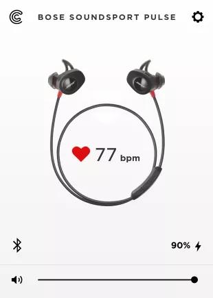 Heart icon with heart rate