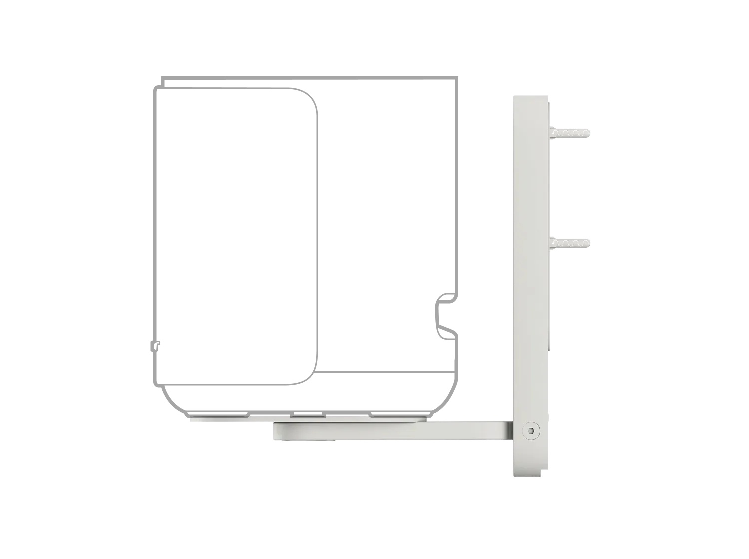 Bose Lifestyle Speaker Wall Bracket vo farbe biela