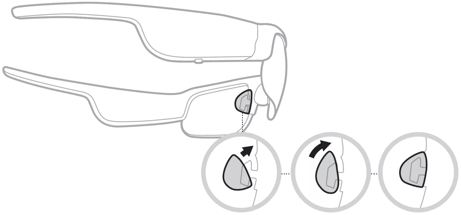 Cómo reemplazar las almohadillas de nariz en unas gafas