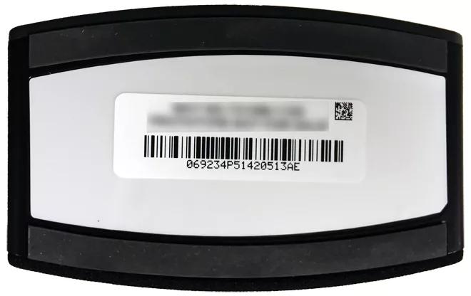 Bottom of SoundTouch 10 showing serial number